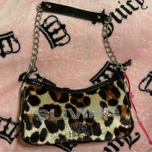 Paris Hilton Sliving  Cheetah Print Shoulder Bag